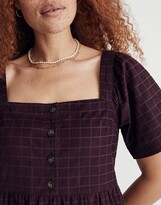 Thumbnail for your product : Madewell Corduroy Square-Neck Midi Dress in Windowpane