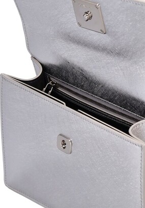 Off-White Jitney 1.4 metallic leather bag - ShopStyle