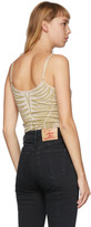 Thumbnail for your product : Y/Project SSENSE Exclusive Beige Swirl Placement Camisole.