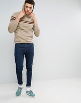 Thumbnail for your product : Brave Soul Stripe Chest Hoodie