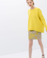 Thumbnail for your product : Zara 29489 Floral Jacquard Skirt