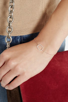 Thumbnail for your product : Monica Vinader Riva rose gold-plated diamond bracelet