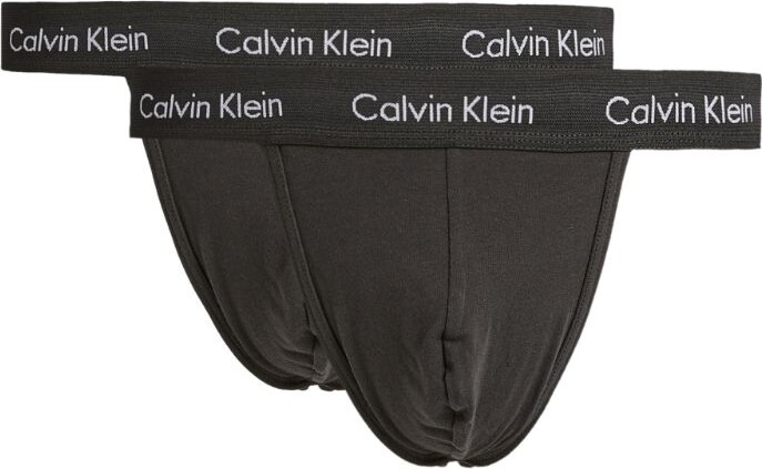 Calvin Klein Stretch-Cotton Thong Briefs (Pack Of 2) - ShopStyle
