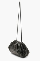 Thumbnail for your product : boohoo Slouchy Oversized PU Clutch & Strap Bag