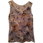 Thumbnail for your product : Dolce & Gabbana Silver Silk Top