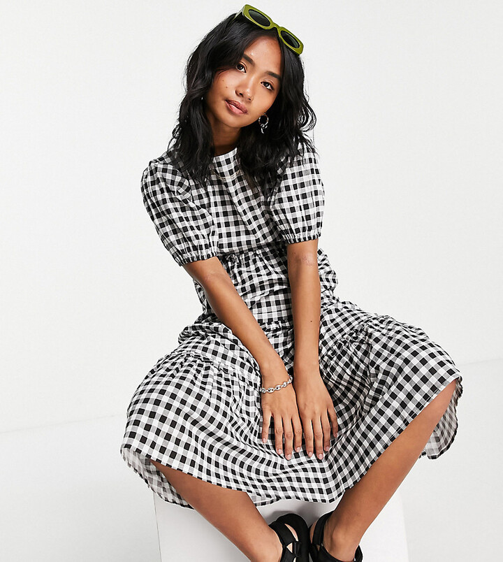 gingham dress petite