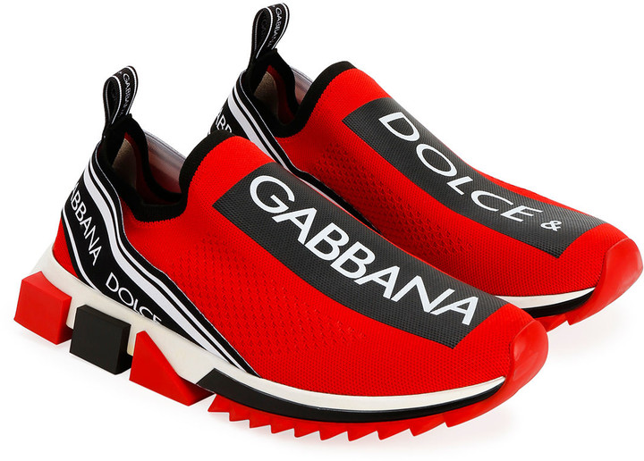 dolce & gabbana red shoes