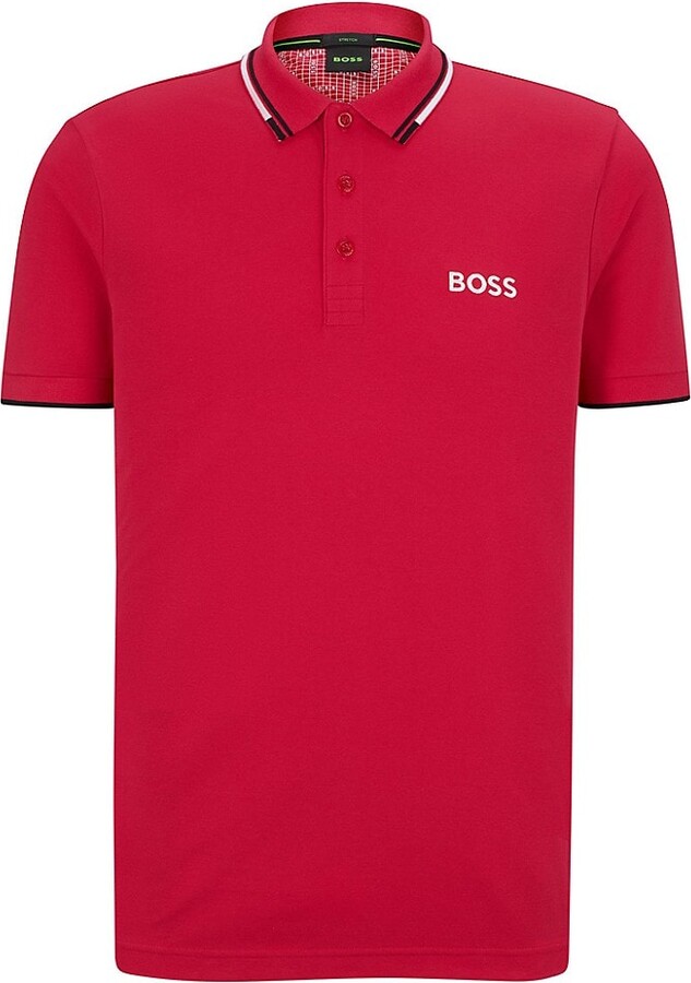 i det mindste tang I detaljer HUGO BOSS Men's Pink Polos | ShopStyle