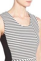 Thumbnail for your product : Halogen Stripe Ottoman Knit A-Line Dress