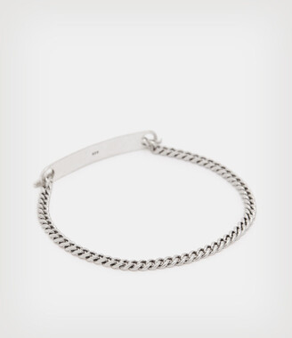 AllSaints I.D Toggle Sterling Silver Bracelet