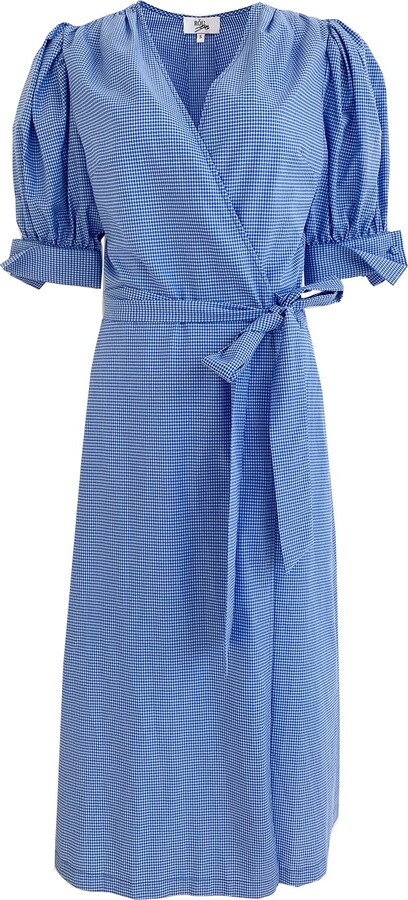 Róu So - Eleanor Dress In Poplin Checker - ShopStyle