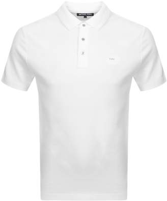 Michael Kors Sleek Polo T Shirt White