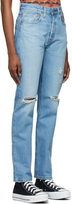Levi's Denim Ripped 501 Original Fit Jeans