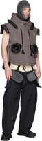 Thumbnail for your product : Craig Green Gray Fluffy Hole Vest