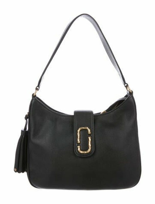 Marc Jacobs Interlock Leather Hobo Black ShopStyle