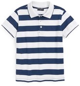 Thumbnail for your product : Oscar de la Renta Wide Stripe Polo (Toddler Boys, Little Boys & Big Boys)