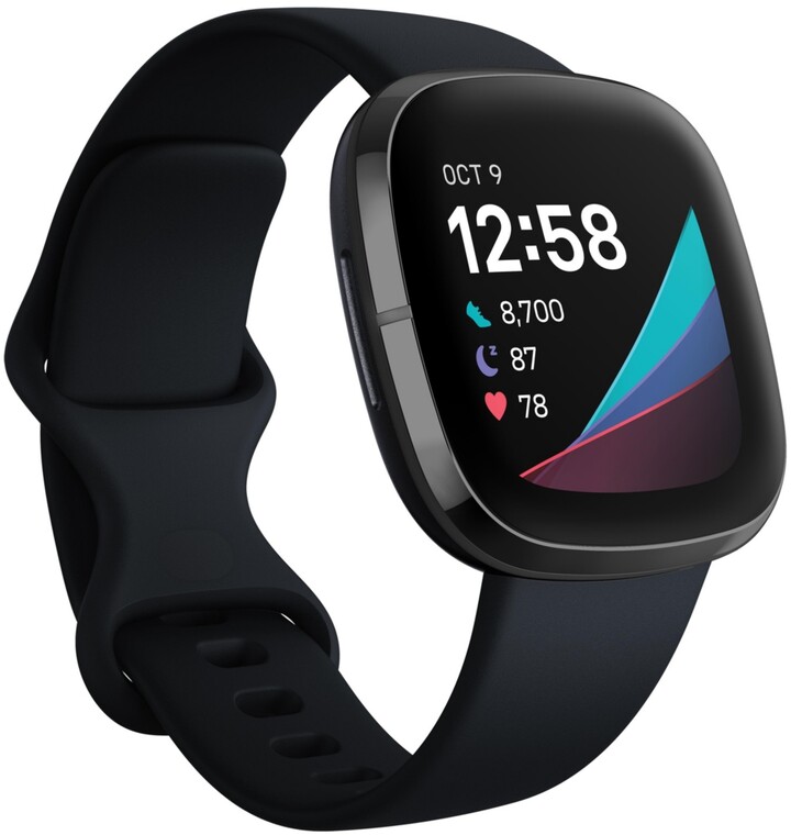 Fitbit Sense Carbon Strap Smart Watch 39mm - ShopStyle
