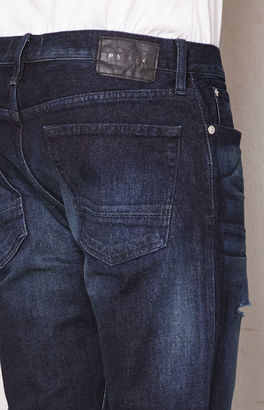 PacSun Slim Ripped Dark Wash Stretch Jeans