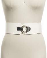 Thumbnail for your product : INC International Concepts Interlocking Circle Faux Leather Stretch Belt, Created for Macy's