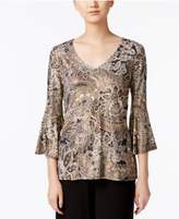 Thumbnail for your product : MSK Sequined Bell-Sleeve Blouse
