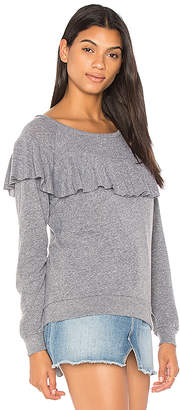 Nation Ltd. Ruffle Long Sleeve Sweater