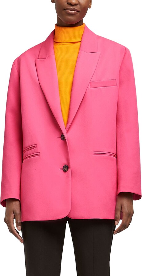 bright pink jacket