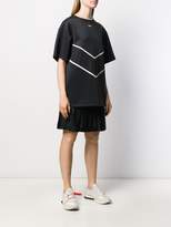 Thumbnail for your product : Off-White pleated hem T-shirt dress