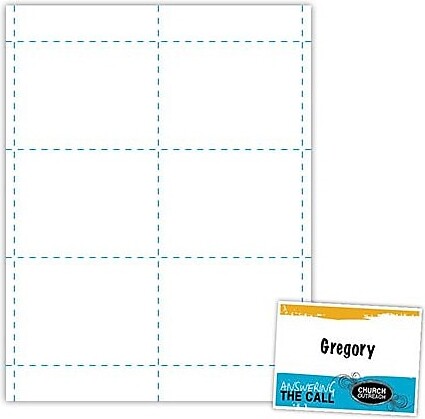 Blanks USA Blanks/USA® 4" x 3" Digital Name Tag, White, 600/Pack