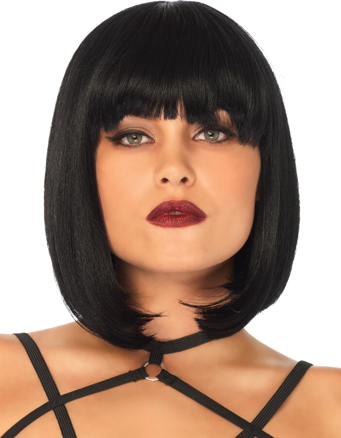 Leg Avenue Black Costume Wig, for Adult