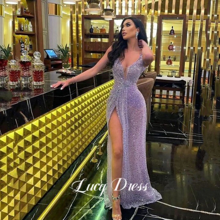 CATHY WANG Lucy Long Dresses for Wedding Party Dress Women Elegant Luxury Sexy Bead Embroidery Cocktail Official Store Formal Customized