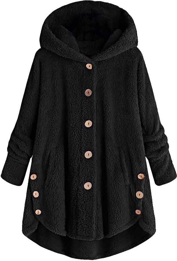 Generic Women's Winter Coat with Hood Winter Autumn Coat Plus Size