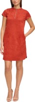 Thumbnail for your product : Kensie Faux-Suede Shift Dress