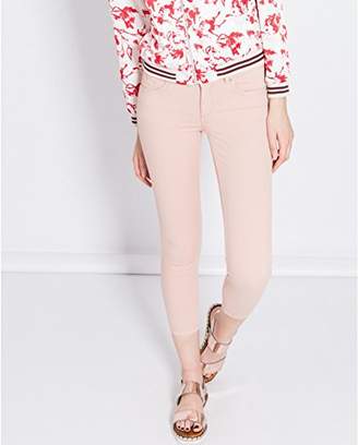 Silvian Heach Women's PGP17980JE Slim Trousers - Pink - 27W x 30L