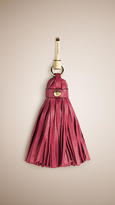 Thumbnail for your product : Burberry Leather Tassel Key Charm