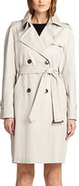 Thumbnail for your product : Max Mara Weekend Pomposa Cape-Back Trenchcoat
