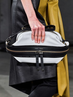 Proenza Schouler Bi Color Leather & Snakeskin Belt Bag
