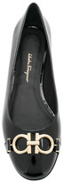 Thumbnail for your product : Ferragamo Garda Patent Leather Ballet Flats