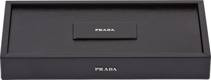 Prada Saffiano Leather Dominoes Set  Black