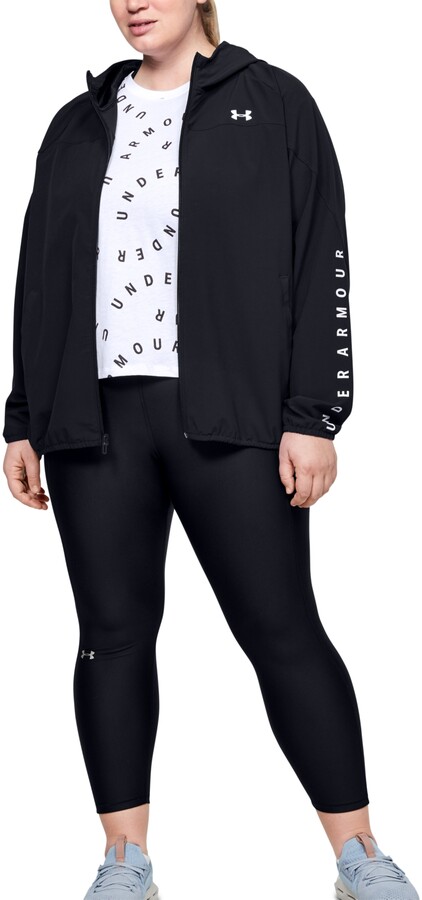 under armour plus size moletom com capuz