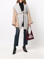 Thumbnail for your product : Seventy Mid-Length Fringed Belted Coat