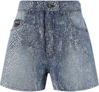 ショートパンツ VERSACE Woman Short Blue 10136891A10029 1D030 VERSACE Woman Short Blue 10136891A10029 1D030 (VERSACE