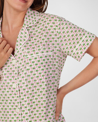 Bedhead Pajamas Palm Tree-Print Organic Cotton Pajama Set