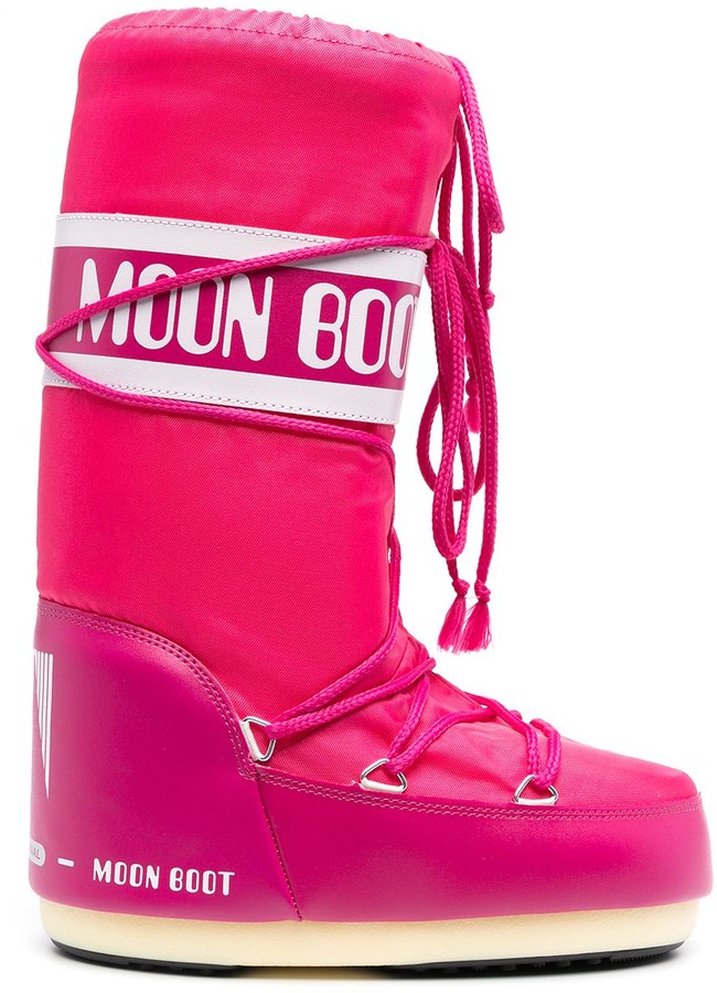 Moon Boot Pink Women's Fashion | Shop the world's largest collection of  fashion | ShopStyle