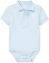 Thumbnail for your product : Ralph Lauren Baby Boys Polo Bodysuit - Blue