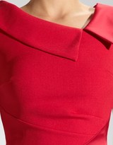 Thumbnail for your product : Lipsy Hybrid Luxe Crepe Atherton Folded Detail Neckline Dress