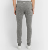 Thumbnail for your product : Secondskin Slim-Fit Tapered Brushed-Cashmere Sweatpants