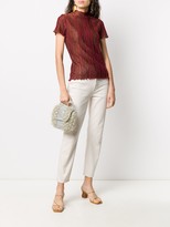 Thumbnail for your product : M Missoni Wave-Knit Mock Neck Top