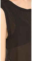 Thumbnail for your product : Nili Lotan Sleeveless Georgette Top