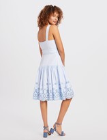Thumbnail for your product : Draper James Embroidered Belted Dress