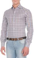 Thumbnail for your product : Isaia Checked Cotton Sport Shirt